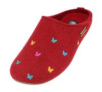 Haflinger - Women's Everest Farfalline - Hüttenschuhe, Gr. 37, rot (Paprika)