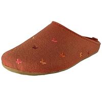 HAFLINGER Everest Farfalline Filzhausschuhe mit Schmetterlingen Terracotta Gr. 41