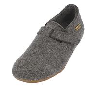 Haflinger Filzpantoffeln Everest Focus 481056-4 verstellbarer Riemen anthrazit Herren Gr. 46