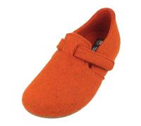HAFLINGER Everest Focus Filzpantoffel mit verstellbarem Riemen Orange (Rost 43), Gr. 38