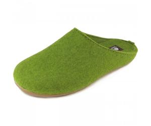 Haflinger - Everest Fundus - Damen Hauspantoffeln - grasgrün, Gr. 38