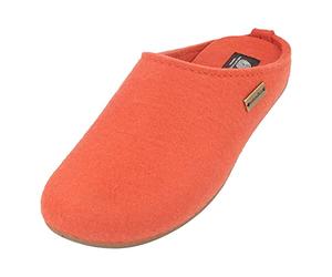 HAFLINGER Everest Fundus Filzpantoffeln im schlichten Design Zimt, Gr. 46