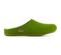 HAFLINGER Everest Fundus Filzpantoffeln im schlichten Design Grasgrün, Gr. 46