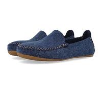 HAFLINGER Everest Mokassin Filzpantoffel mit TR-Gummisohle (Blau) Jeans, Gr. 39