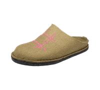 HAFLINGER Damen Hausschuh Filz Pantoffel Flair Crossroad 314038, Größe:38 EU, Farbe:Mehrfarbig