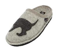 Haflinger Flair Dackel, Unisex-Erwachsene Pantoffeln, Grau (Steingraumeliert 84), 46 EU