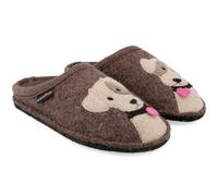 Haflinger - Flair Rudi - Hausschuhe, Gr. 41, braun (Braunmeliert)