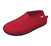 Haflinger - Flair Smily - Damen Wollfilz-Hausschuhe - rubinrot, Gr. 42