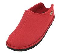 HAFLINGER Flair Smily Filzpantoffeln aus Wollfilz Hausschuh Rubin, Gr. 41