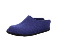 HAFLINGER Flair Smily Filzpantoffeln aus Wollfilz Hausschuh Jeans, Gr. 39