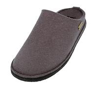 HAFLINGER Flair Soft Filzpantoffeln aus Wollfilz Hausschuh Asphalt (58) Gr. 42