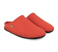 HAFLINGER Flair Soft Filzpantoffeln aus Wollfilz Hausschuh (Orange 118) Gr. 37