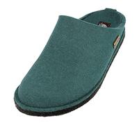 HAFLINGER Flair Soft Filzpantoffeln aus Wollfilz Hausschuh Piniengrün (108) Gr. 39