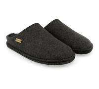 Haflinger Flair Soft Unisex Hauspantoffeln graphit, Gr. 42