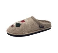 Haflinger - Flair Wine Time - Hausschuhe, Gr. 39, beige (PapiermeliertÖko)