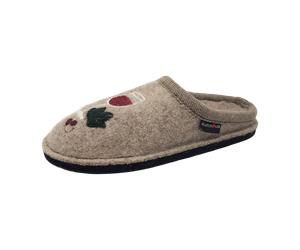 Haflinger Flair Wine Time 315012-87 Papiermelliert (Beige) - Hüttenschuh - Haus - hüttenschuhe Damen Hausschuhe, Beige für Herren, beige, Größe 37 EU