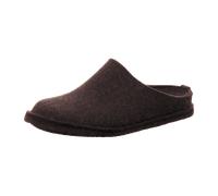 HAFLINGER Flair Soft Filzpantoffeln aus Wollfilz Hausschuh Dunkelgrau (Graphit 77), Gr. 49