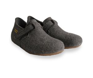Haflinger - Focus - Hüttenschuhe, Gr. 36, grau (Anthracite)