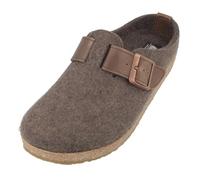 Haflinger - Grizzly Chicago - Hausschuhe, Gr. 46, braun (Braunmeliert)