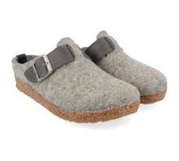 Haflinger - Grizzly Chicago - Hausschuhe, Gr. 37, grau (Basalt)