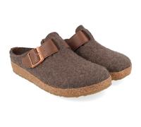 Haflinger - Grizzly Chicago - Hausschuhe, Gr. 39, braun (BrownMelange)