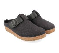 Haflinger - Grizzly Chicago - Hausschuhe, Gr. 46, grau (Graphit)