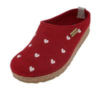 HAFLINGER Grizzly Cuoricini Filzpantoffel Herz Hausschuh Kork