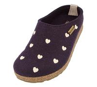 HAFLINGER Grizzly Cuoricini Filzpantoffel Herz Hausschuh Kork