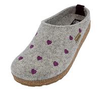 HAFLINGER Grizzly Cuoricini Filzpantoffel Herz Hausschuh Kork