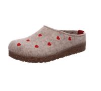 Haflinger - Women's Grizzly Cuoricini - Hüttenschuhe, Gr. 40, beige (Beigemeliert)