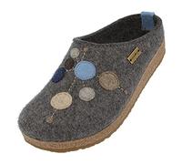 HAFLINGER Grizzly Faible Filzpantoffeln mit Gummisohle Anthrazit, Gr. 42