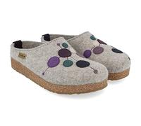 HAFLINGER Grizzly Faible Filzpantoffeln mit Gummisohle Lila, Gr. 38