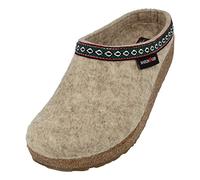 HAFLINGER Grizzly Franzl Filzpantoffel Hausschuh Filzclog Beigemeliert Öko, Gr. 47