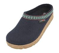 HAFLINGER Grizzly Franzl Filzpantoffel Hausschuh Filzclog Mittelblau, Gr. 36