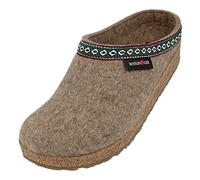 Haflinger - Grizzly Franzl - Hüttenschuhe, Gr. 49, braun/beige (Peat)
