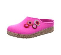 Haflinger Grizzly Kanon 731023-107 Rosa - Hüttenschuh - Haus - hüttenschuhe Damen Hausschuhe, Mehrfarbig für Damen, pink, Größe 41 EU