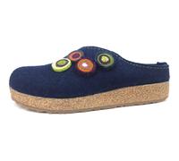Haflinger Pantolette für Damen, blau, Größe 38 EU