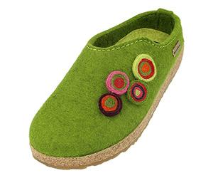 HAFLINGER Grizzly Kanon Filzpantoffel Hausschuh Filzclog Kork