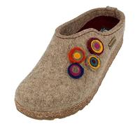Haflinger - Women's Kanon - Hüttenschuhe, Gr. 43, beige (Peat)