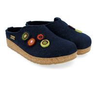 HAFLINGER Grizzly Kanon Filzpantoffel Hausschuh Filzclog Kork Kapitän, Gr. 43