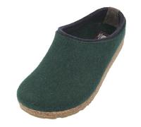 HAFLINGER Grizzly Kris Filzpantoffel Hausschuh Filzclog Grün (Tannengrün 213), Gr.40