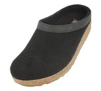 HAFLINGER Grizzly Torben Filzclog aus reinem Wollfilz Schwarz, Gr. 44