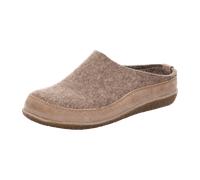 HAFLINGER Blizzard Skane Filzpantoffel Hausschuh Gummisohle Unisex Torf, Gr. 44