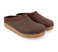Hausschuh HAFLINGER "Haflinger Hausschuhe Filz", Herren, Gr. 43, braun, Filz, casual, Schuhe (27711143-43) braun
