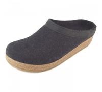 Haflinger - Grizzly Torben - Unisex Pantoffeln - Graphit, Gr. 44