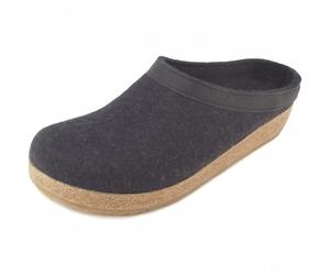Haflinger - Grizzly Torben - Unisex Pantoffeln - Graphit, Gr. 44