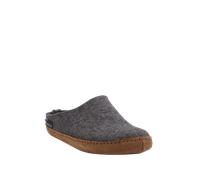 Haflinger Hauspantolette in grau in Größe: 42 für Herren