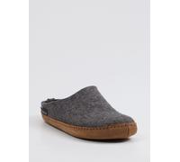 Haflinger Hauspantolette in grau in Größe: 46 für Herren