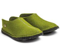 HAFLINGER® Hausschuhe Flair Smily Wollfilz Damen Clogingrasgrün