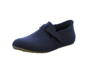 Haflinger Hausschuhe für Damen, blau, Größe 42 EU